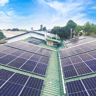 A view or solar system at Keells Food Products PLC
